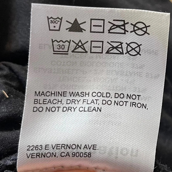 Reformation‎ Harper High Waist Cropped Jean 26 Black Skinny Sustainable Organic - Picture 10 of 12